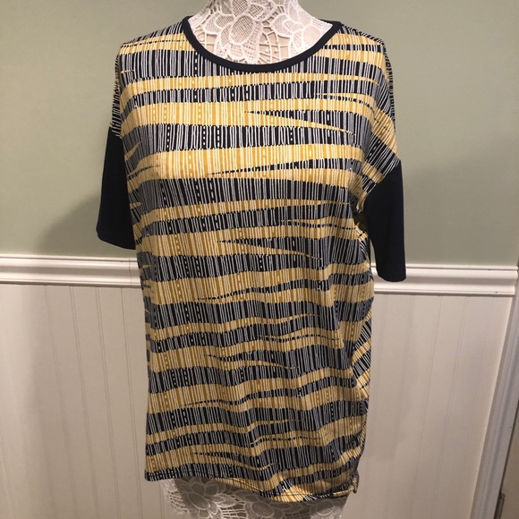 TWO! LuLaRoe Hi-Lo Patterned Irma Tunic Tops, NWOT - Picture 6 of 8